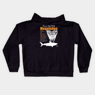 Funny Megalodon tshirt - great gift for shark lovers Kids Hoodie